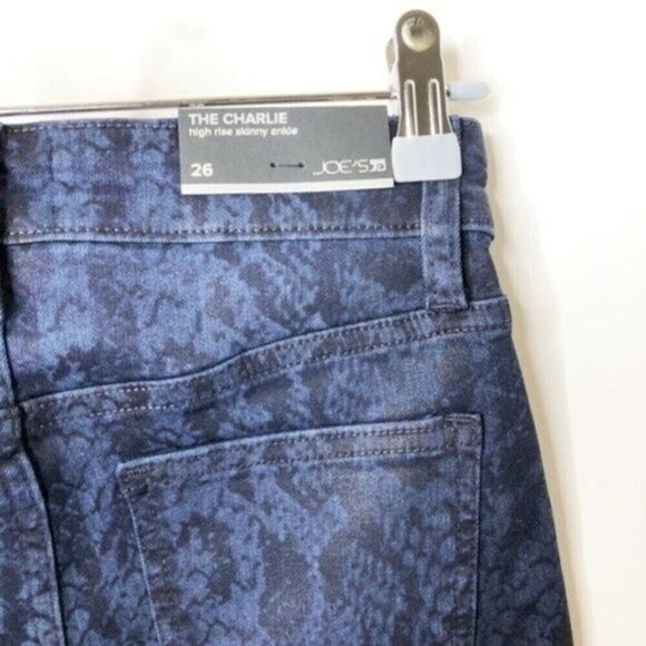 JOE'S JEANS Charlie Snakeskin Print Skinny Jeans  - Picture 4 of 10